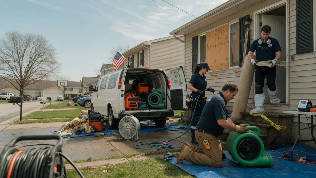 Water Damage Restoration in Cumberland, OH near me